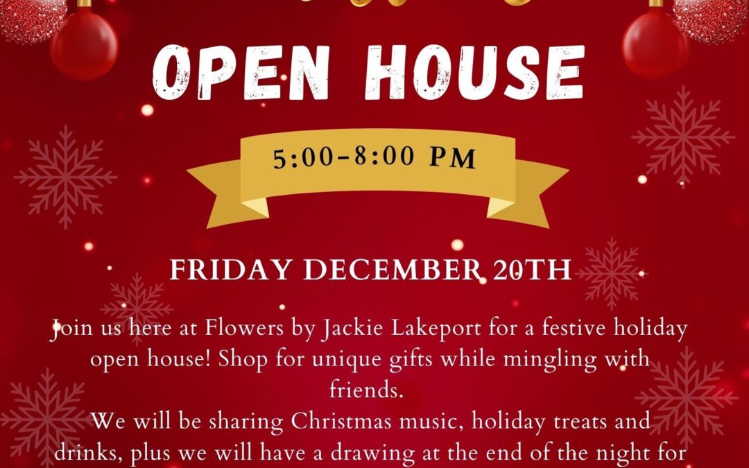Christmas Open House at Flowers By Jackie