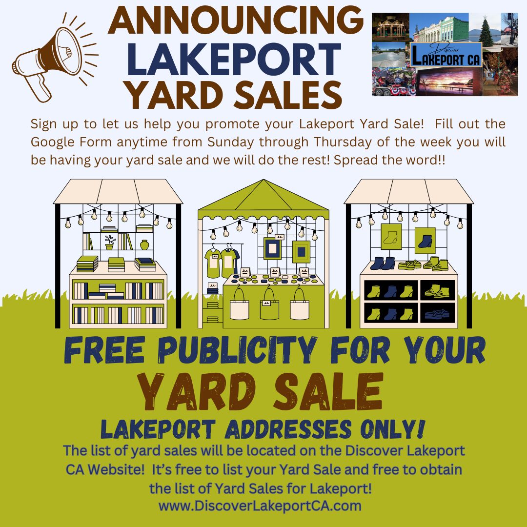 lakeport yard sales